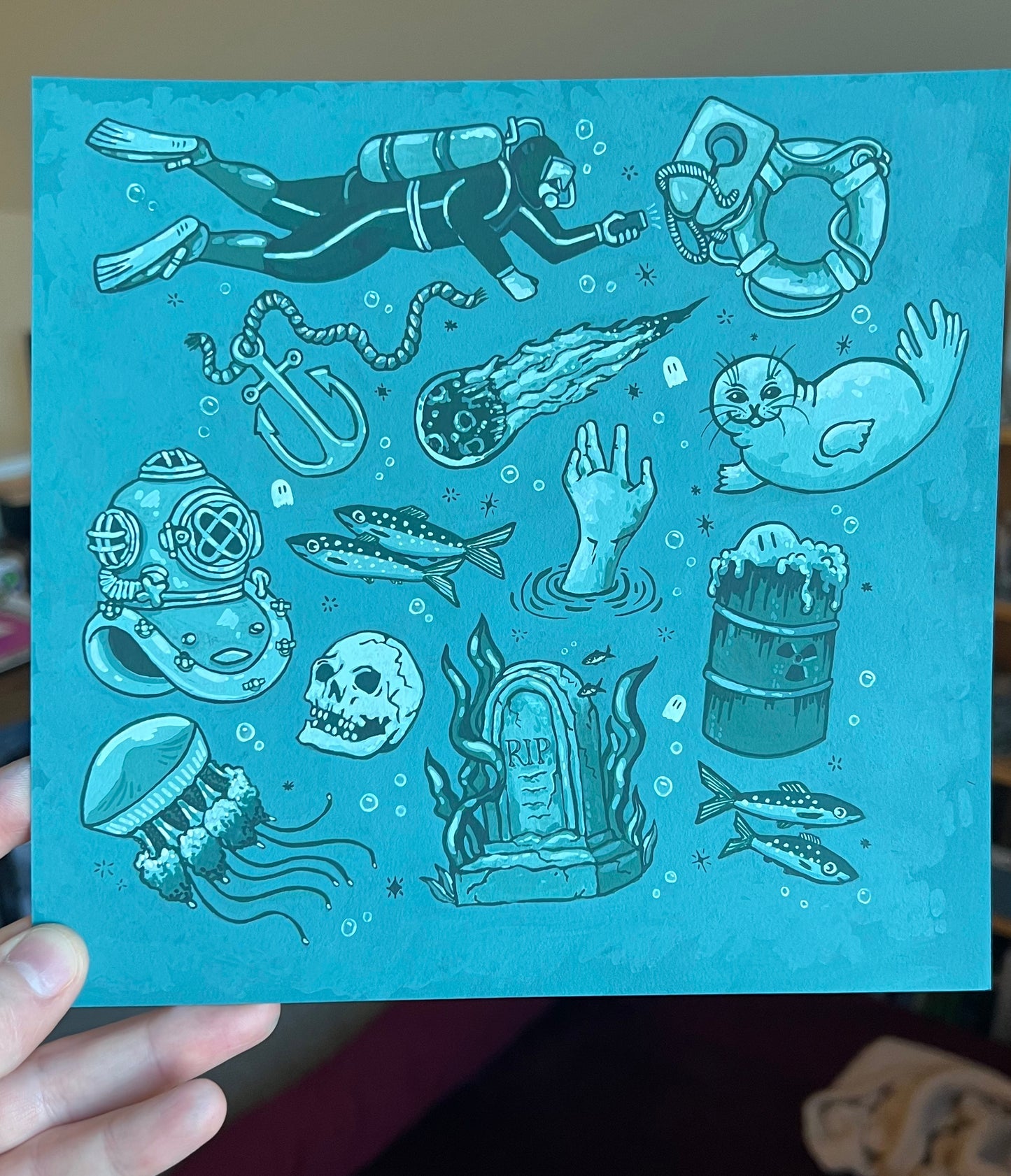Spooky Lakes Signed Bookplate