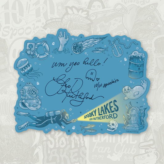 Spooky Lakes Signed Bookplate