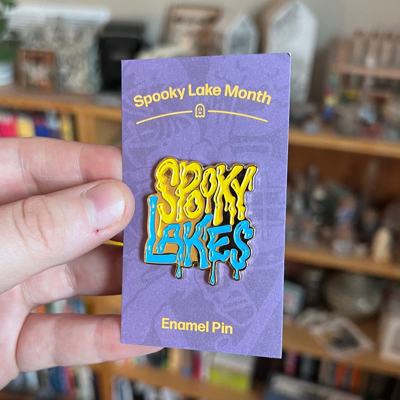 Spooky Lakes Enamel Pin