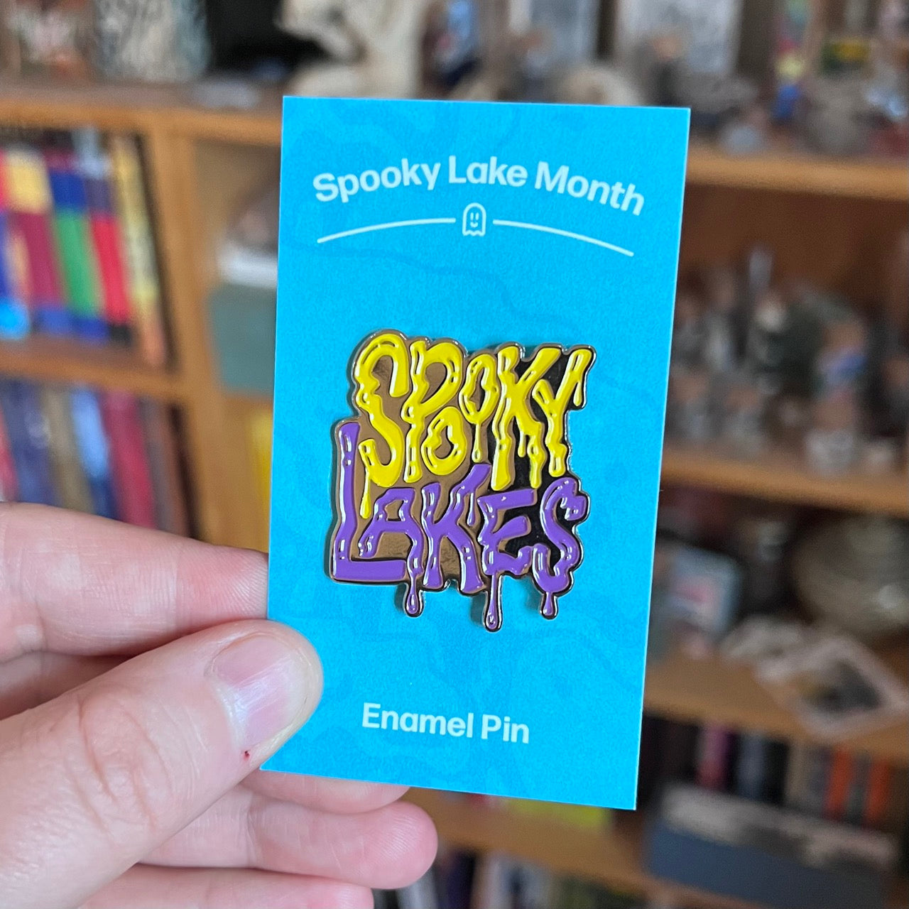Spooky Lakes Enamel Pin