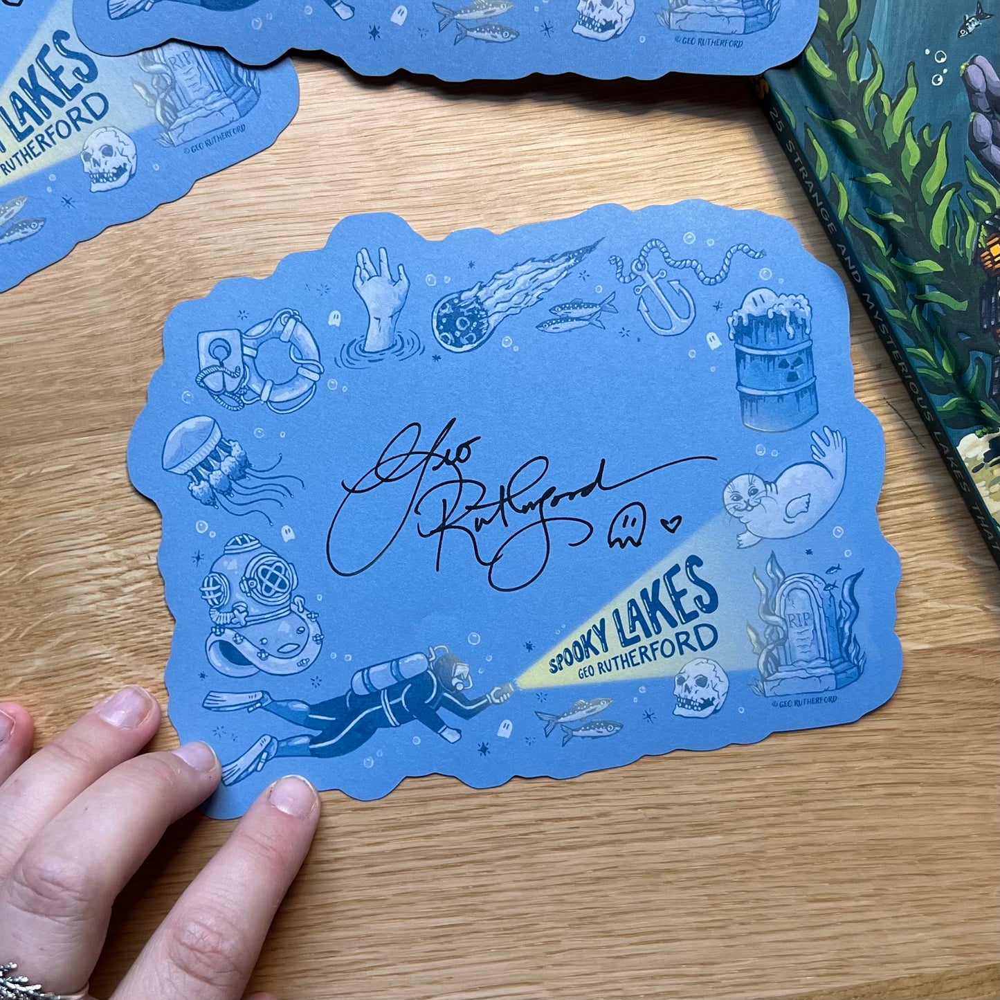 Spooky Lakes Signed Bookplate