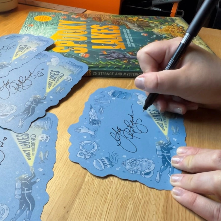 Spooky Lakes Signed Bookplate