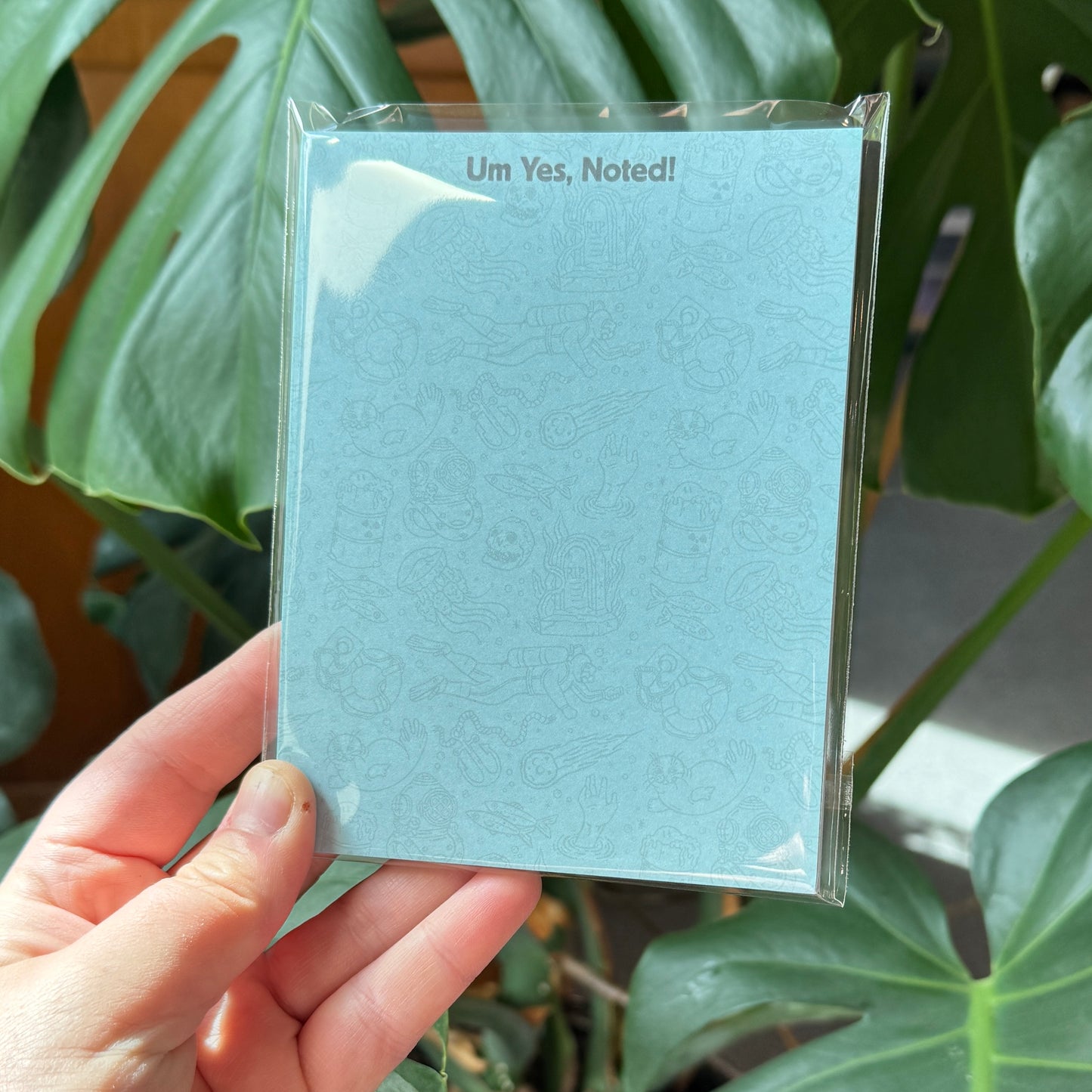 Spooky Lakes Pattern Notepad