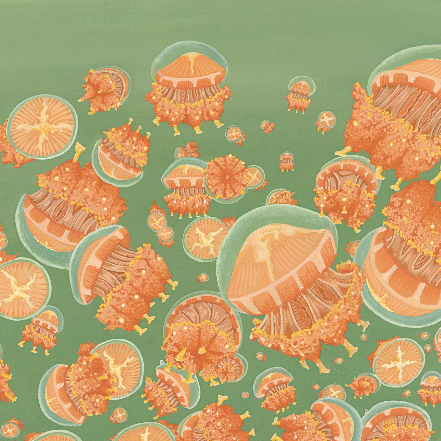 Jellyfish Lake Spooky Lakes Giclée Print