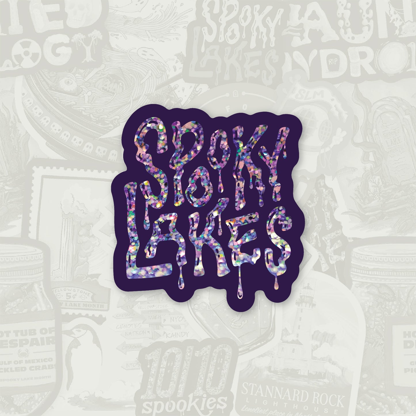 Spooky Lakes Sticker