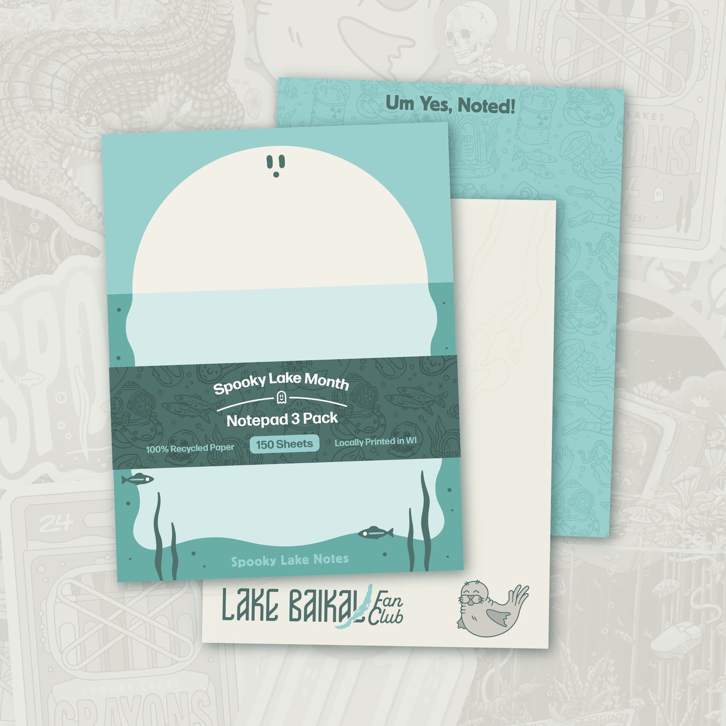 Wet Ghostie Notepad
