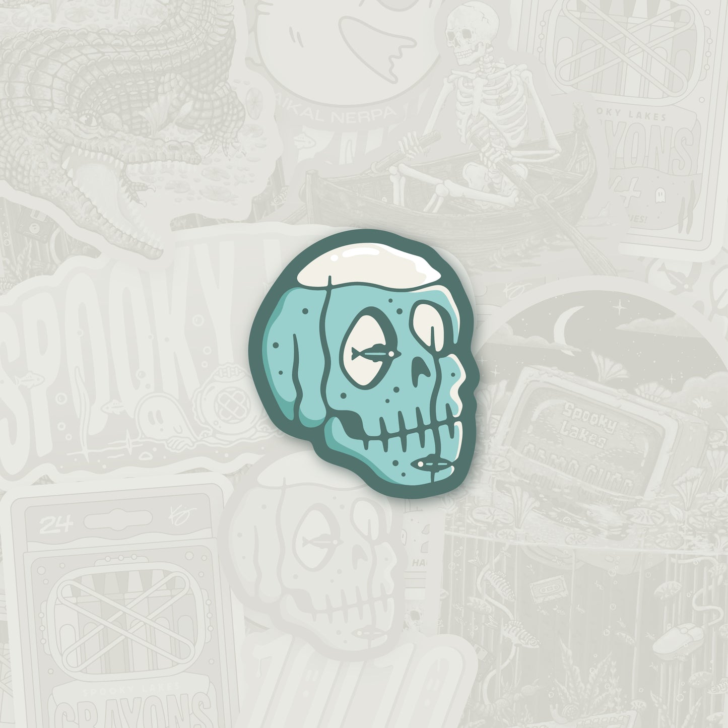 Soggy Skull: 2025 Spooky Lake Month