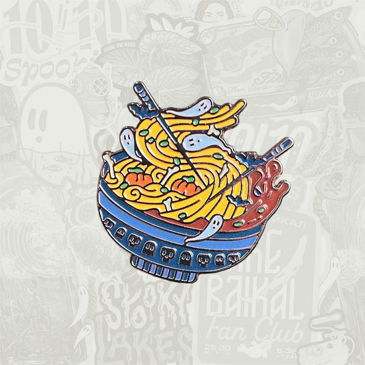 Spooky Good Soup Enamel Pin