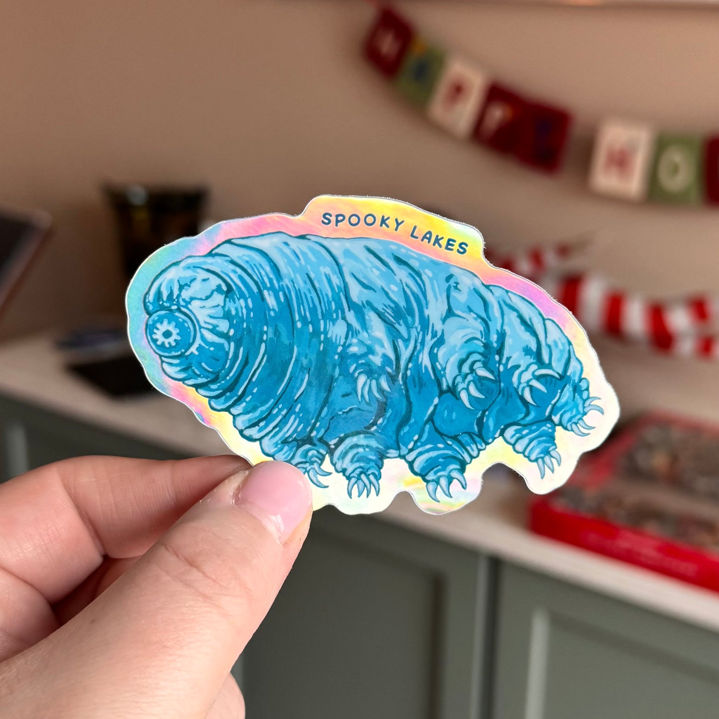 Holographic Spooky Lakes Tardigrade: 2024 Spooky Lake Month