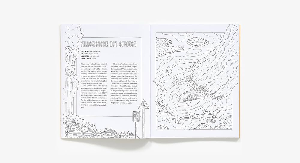 Signed Spooky Lakes Coloring Book