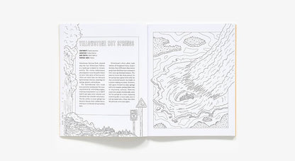 Signed Spooky Lakes Coloring Book