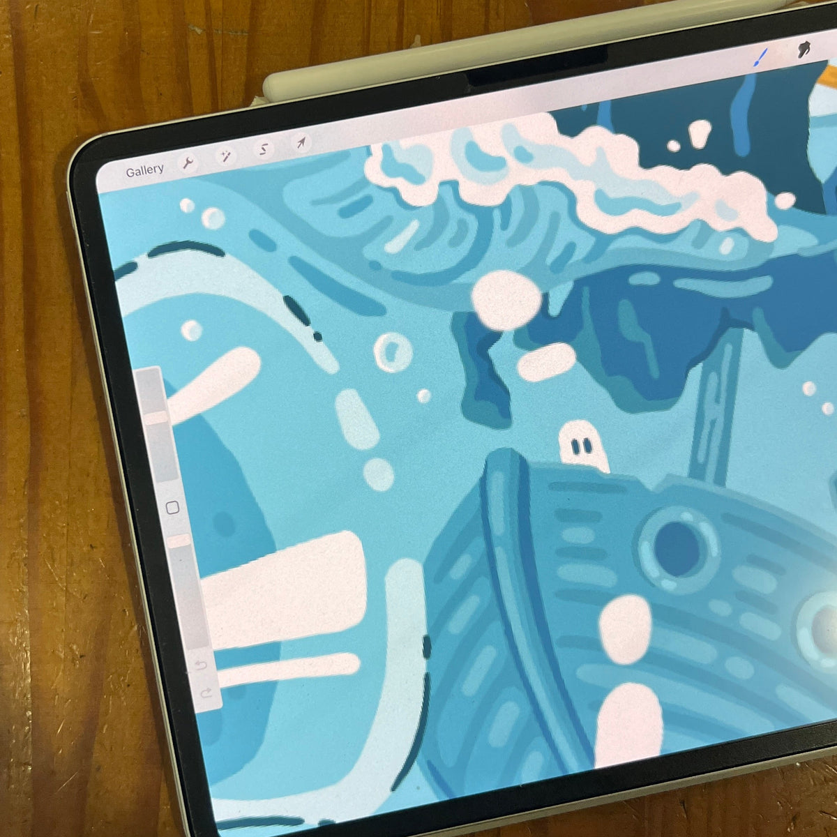 Shipwreck in a Bottle Sticker: 2026 Spooky Lake Month
