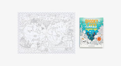 Signed Spooky Lakes Coloring Book