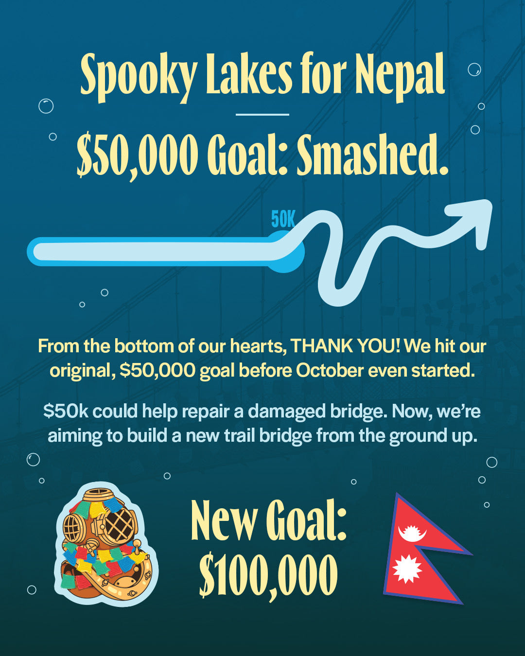 Spooky Lakes For Nepal Fundraiser
