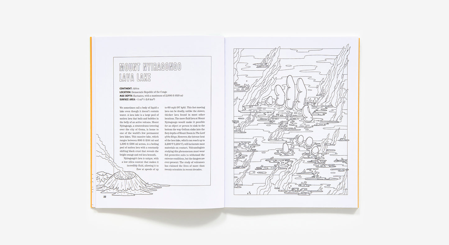 Signed Spooky Lakes Coloring Book