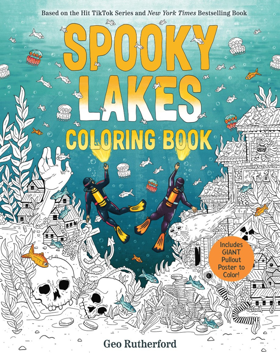 Signed Spooky Lakes Coloring Book