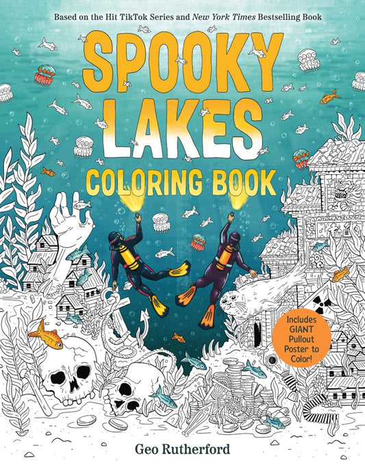 Signed Spooky Lakes Coloring Book