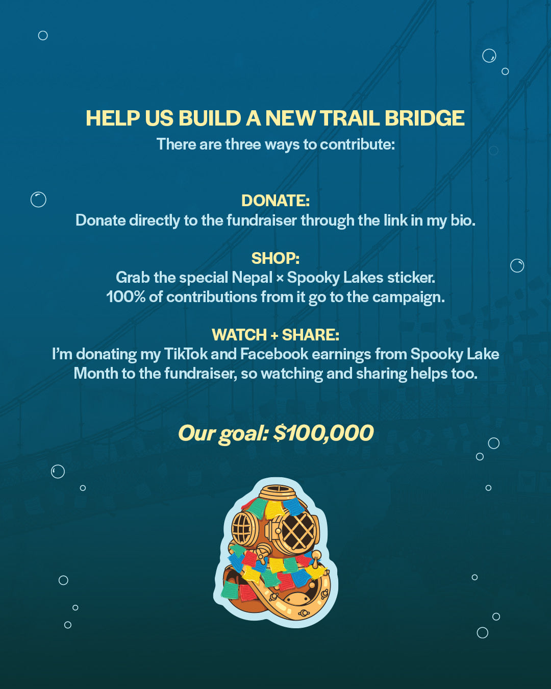 Spooky Lakes For Nepal Fundraiser