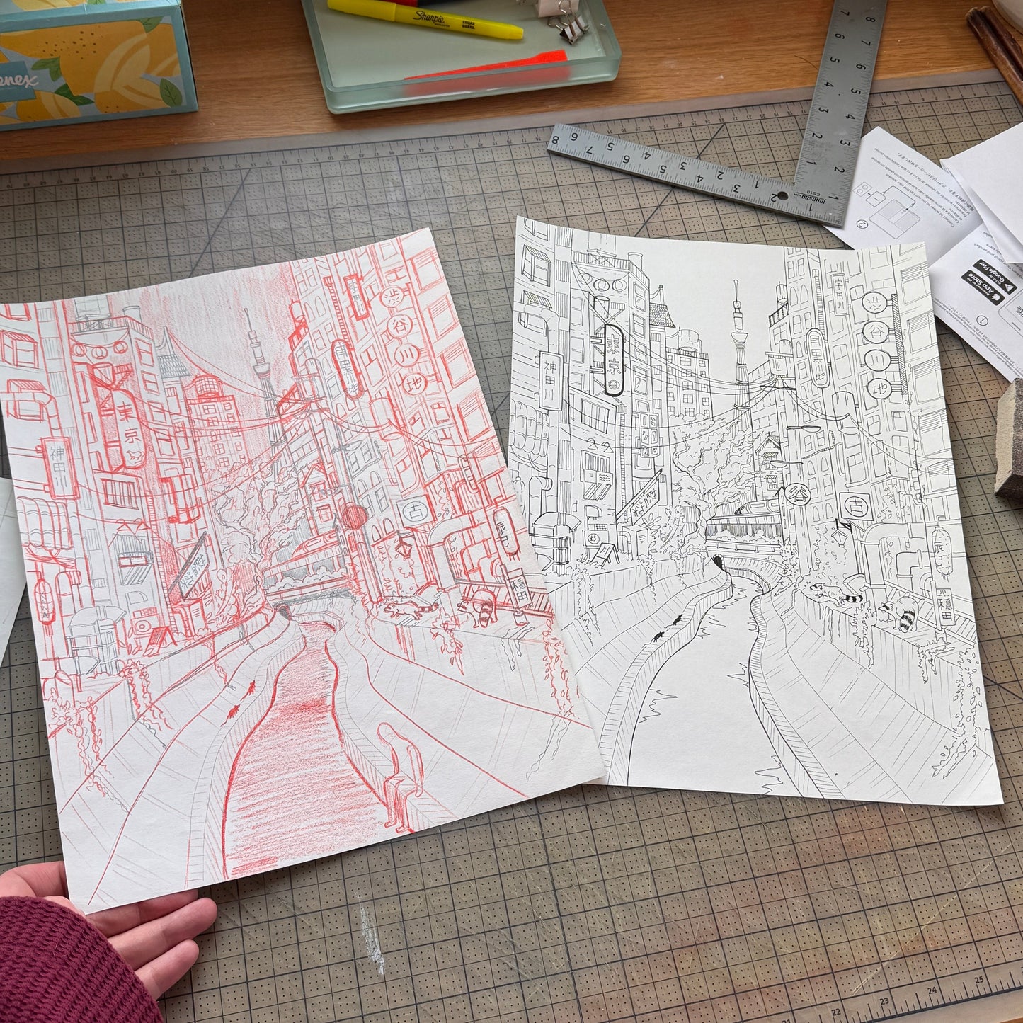 Shibuya River Giclée Print