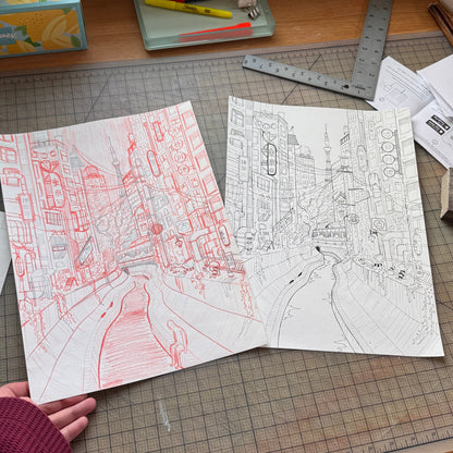 Shibuya River Giclée Print
