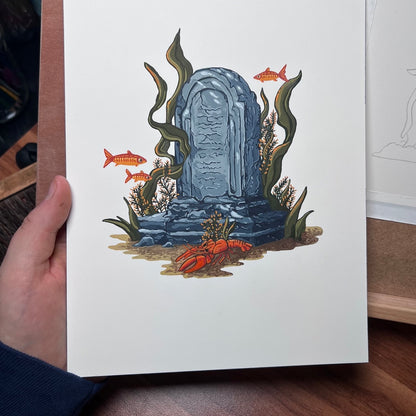 Limited Edition Spooky Lake Superior Graveyard Giclée Prints