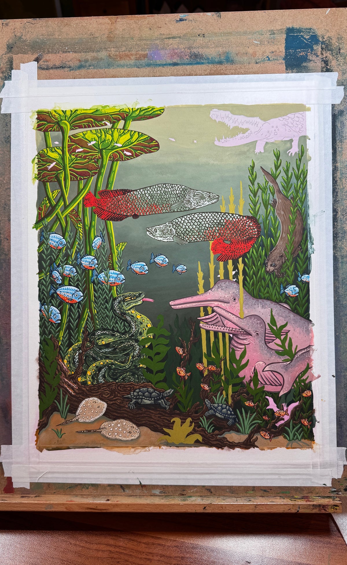 Amazon River Giclée Print