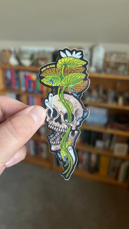 Everglades Skull Sticker: 2024 Spooky Lake Month