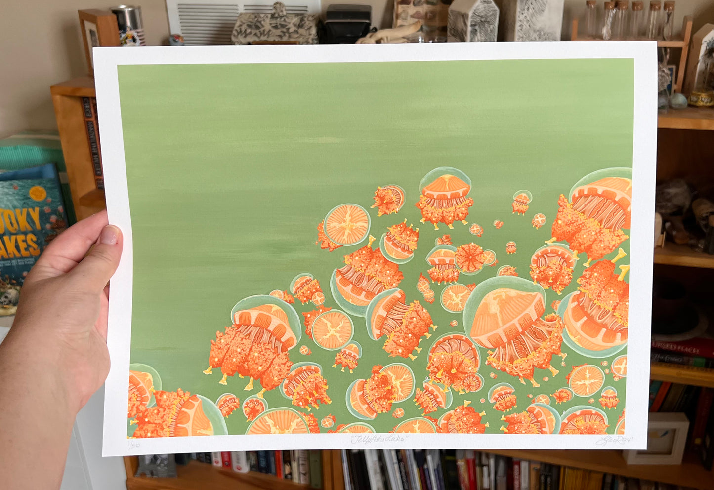 Jellyfish Lake Spooky Lakes Giclée Print