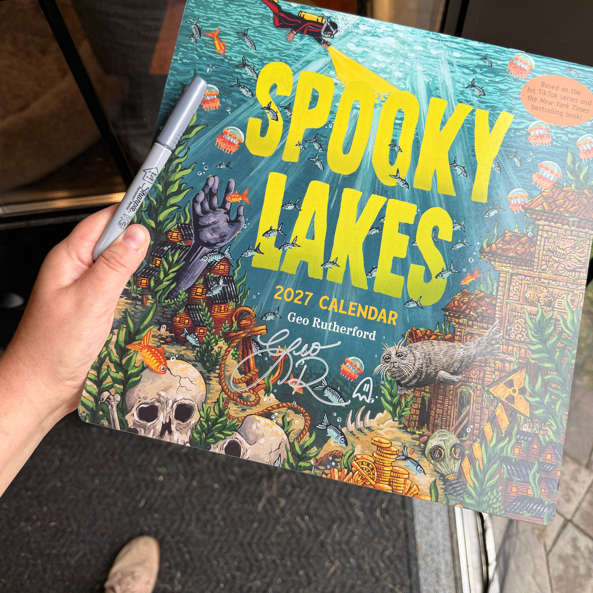 Signed Spooky Lakes Calendar