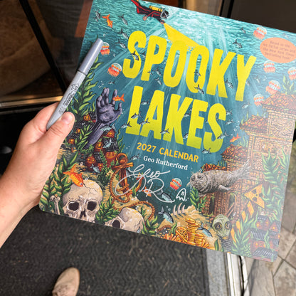 Signed Spooky Lakes Calendar