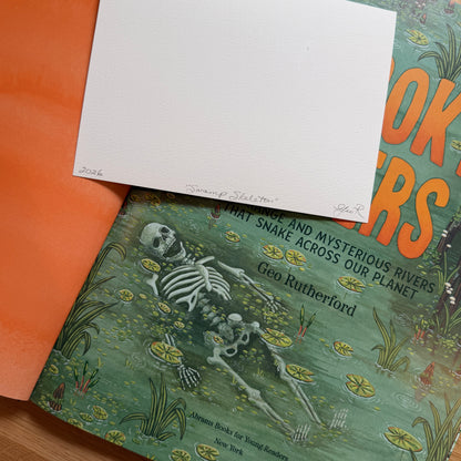 Swamp Skeleton Shibuya River Giclée Print