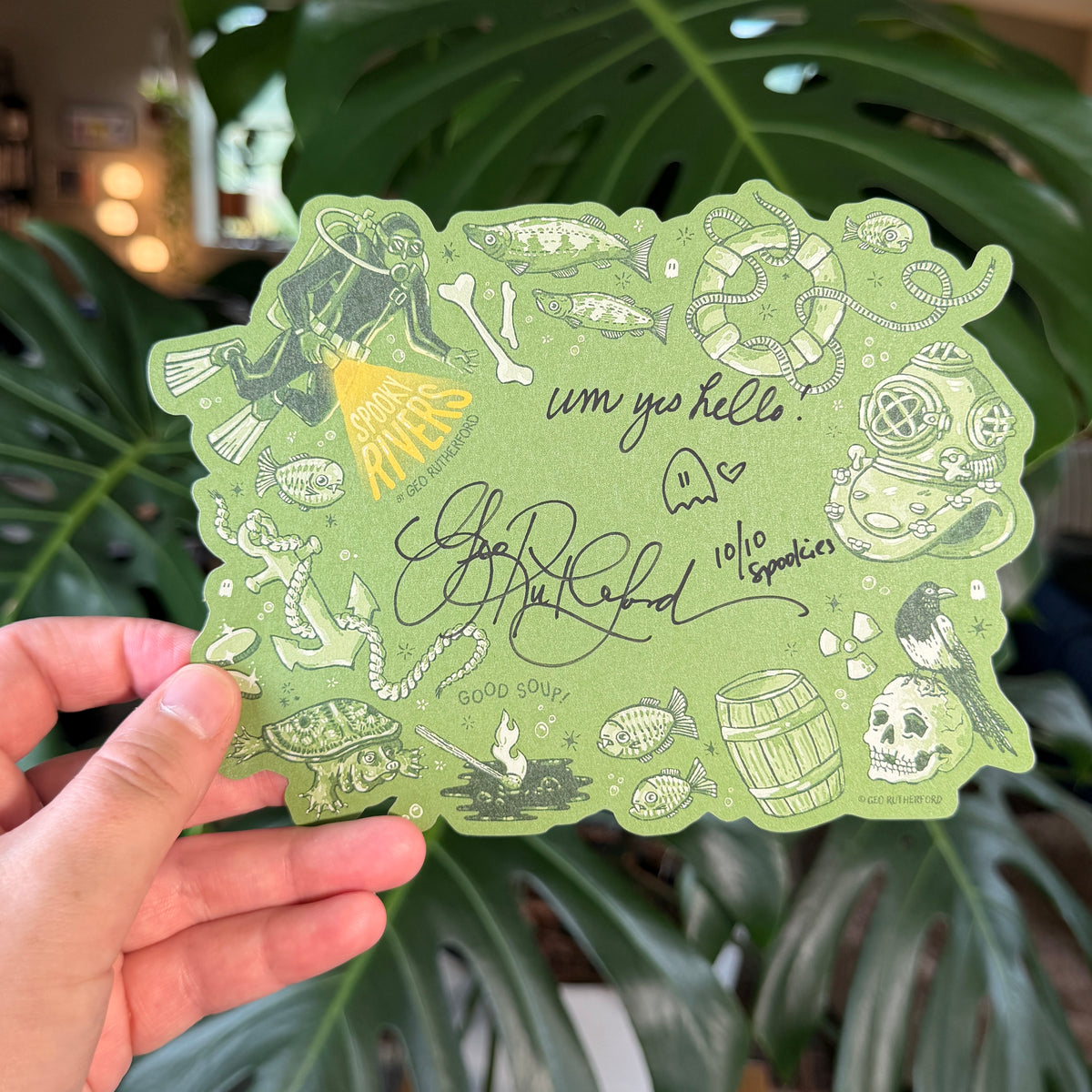Spooky Rivers Signed Bookplate