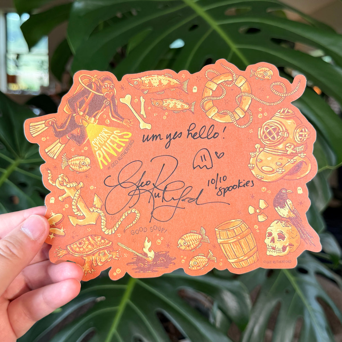 Spooky Rivers Signed Bookplate