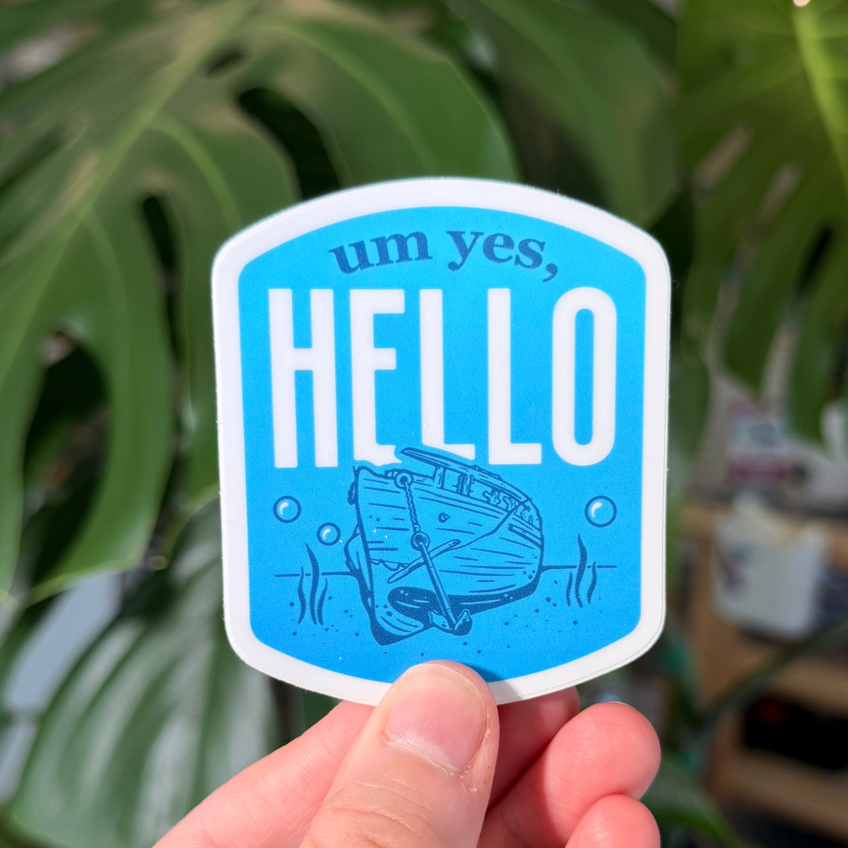 Um Yes Hello! Sticker Pack