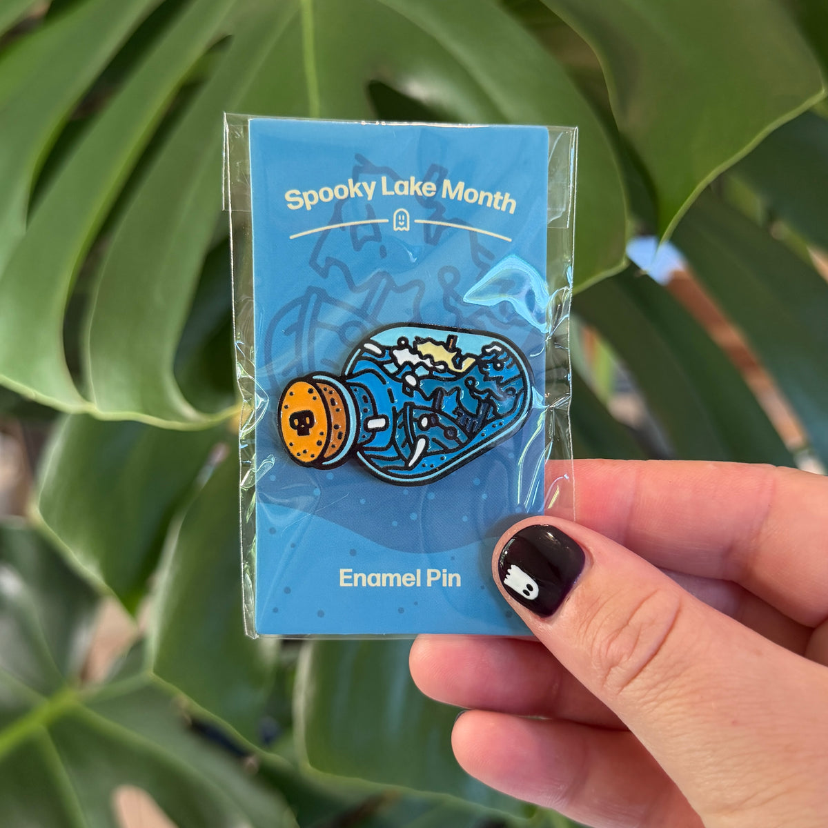Shipwreck in the Bottle Enamel Pin