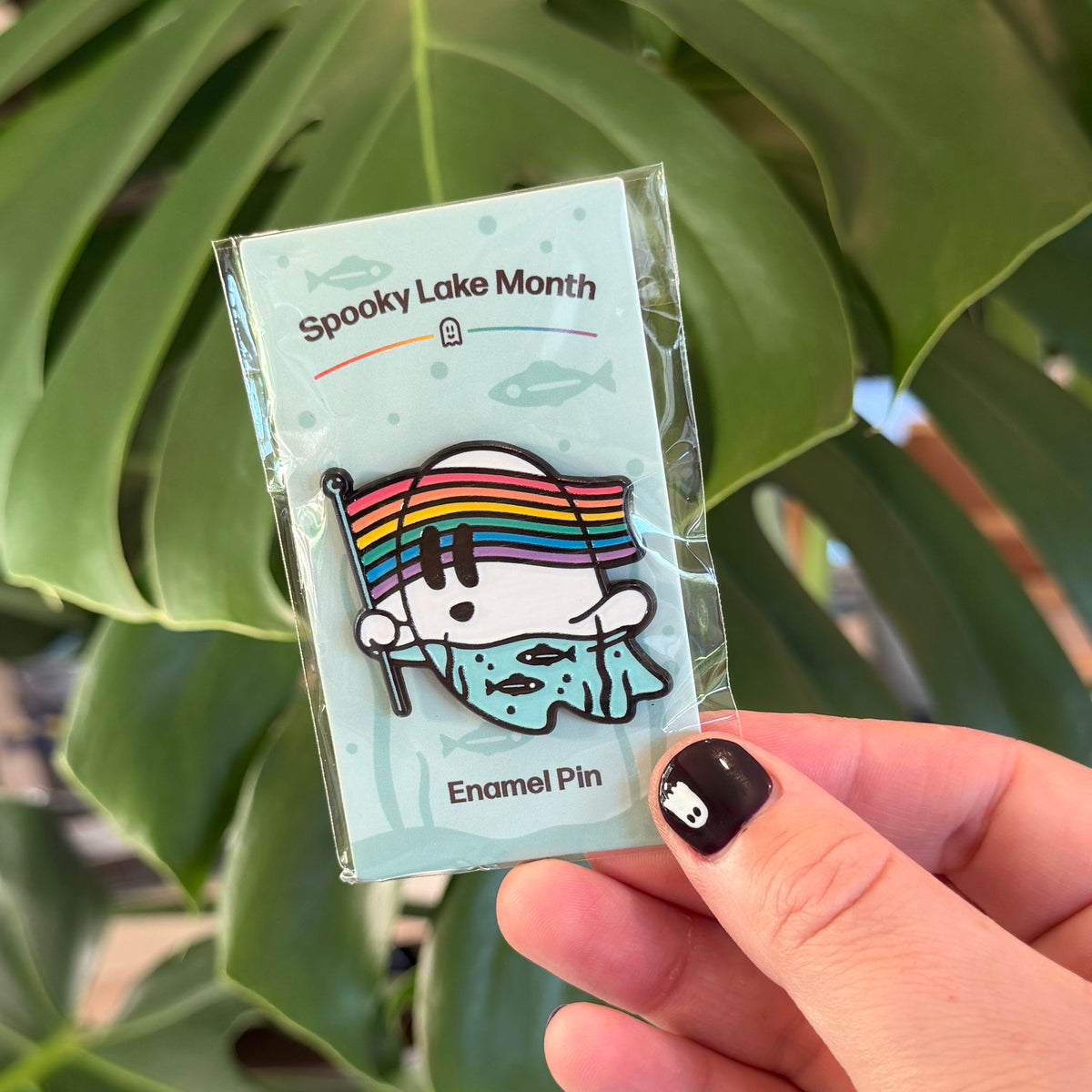 Wet Ghostie Pride Pin