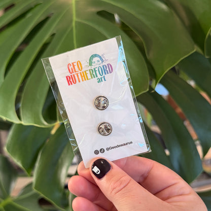 Wet Ghostie Pride Pin