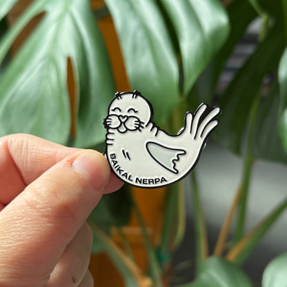 Baikal Nerpa Enamel Pin