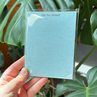 Spooky Lakes Pattern Notepad