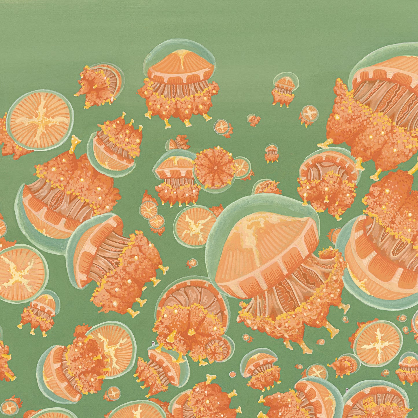 Jellyfish Lake Spooky Lakes Giclée Print