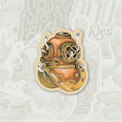 Ghost Helmet Sticker