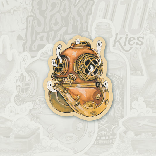 Ghost Helmet Sticker