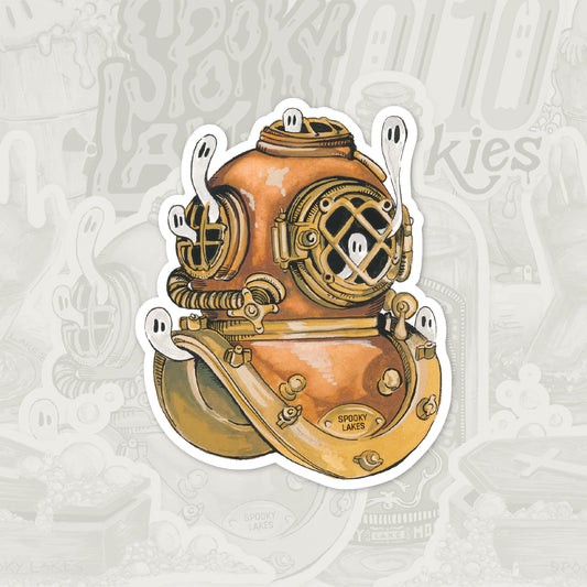 Ghost Helmet Sticker