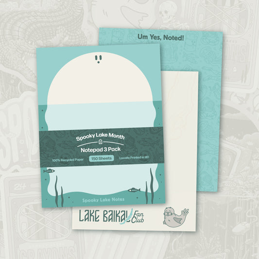 Spooky Lakes Notepad Bundle