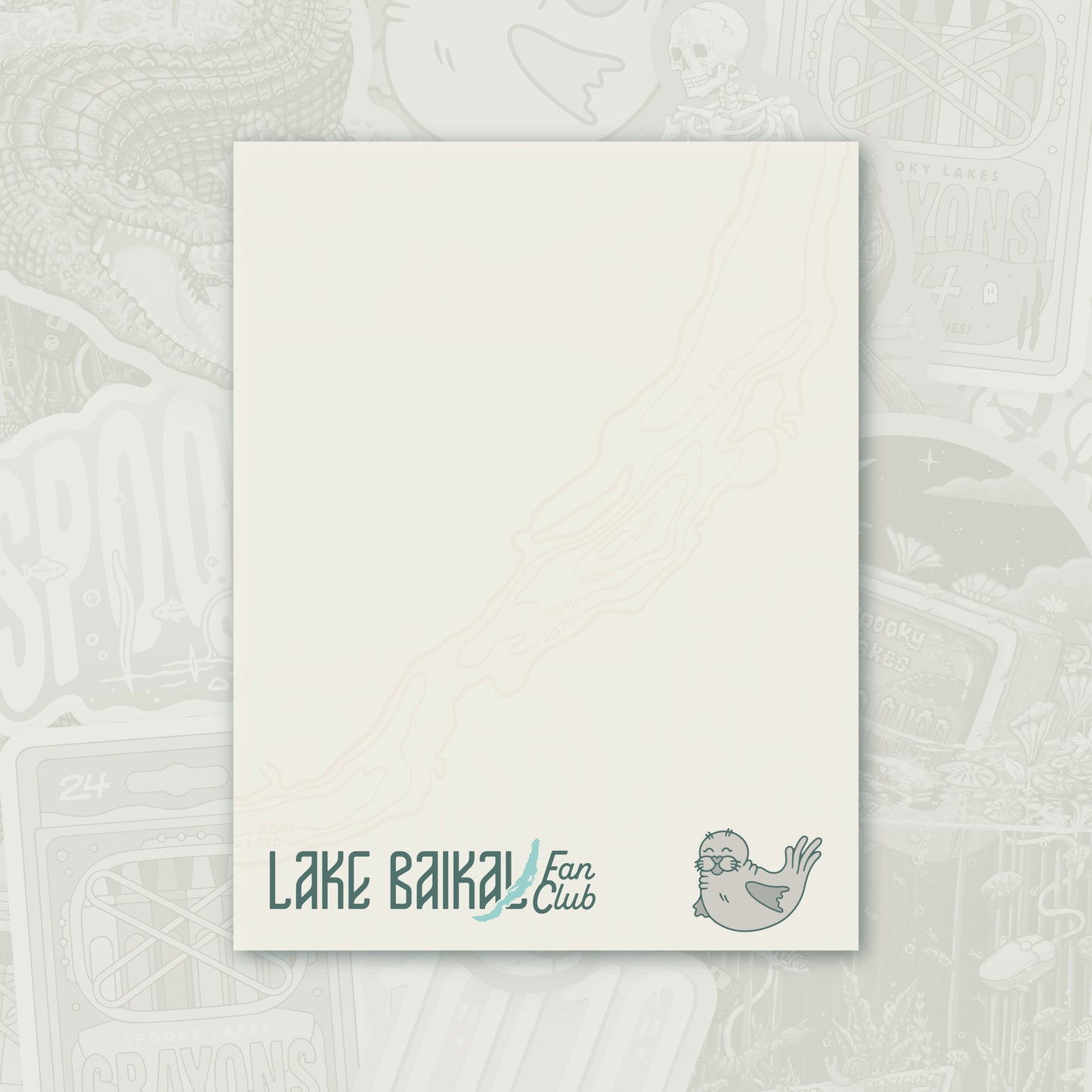 Lake Baikal Fan Club Notepad
