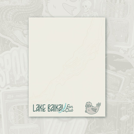 Lake Baikal Fan Club Notepad
