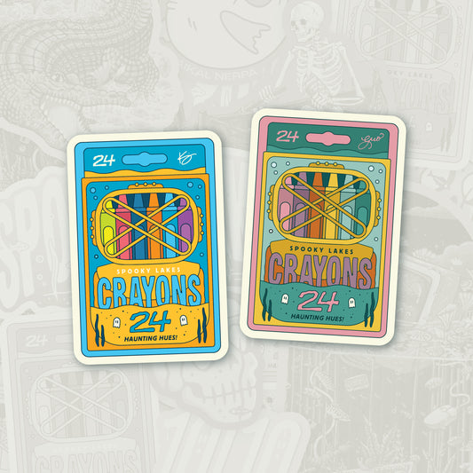 Spooky Crayons: 2025 Spooky Lake Month