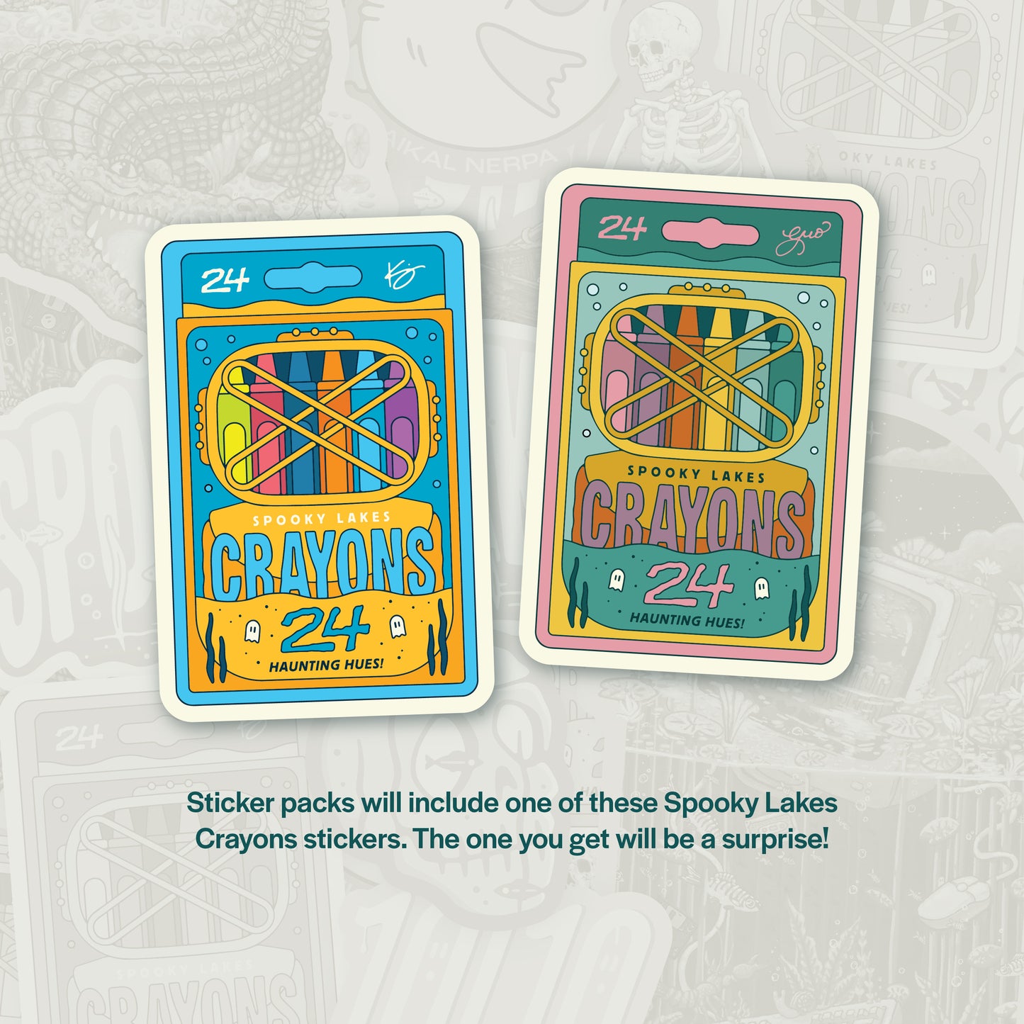 2024 Spooky Lake Sticker Pack