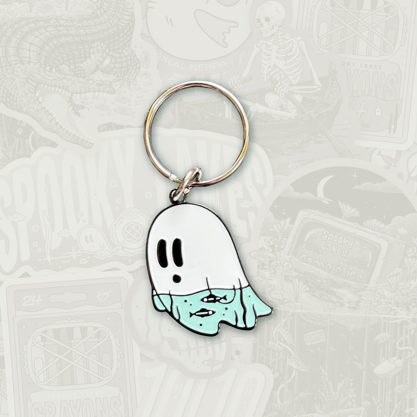 Wet Ghostie Keychain