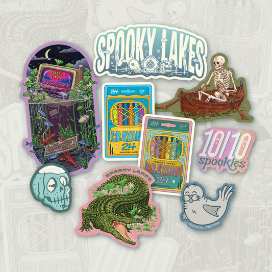 2024 Spooky Lake Sticker Pack